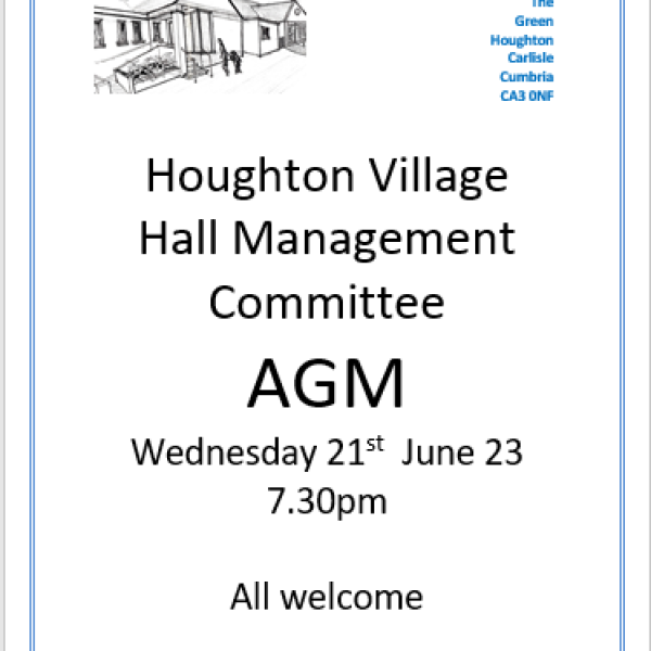 Houghton Village Hall AGM